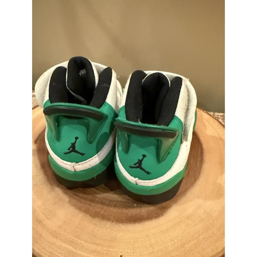 Nike Jordan 6 Rings Toddler‎ White/Green (323420 131) Sz 10C Lucky Green